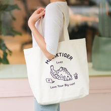 Load image into Gallery viewer, MUZIK TIGER Lazy Tiger Big Eco Bag
