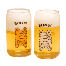 Load image into Gallery viewer, MUZIK TIGER Beer Can Glass (2 Color)