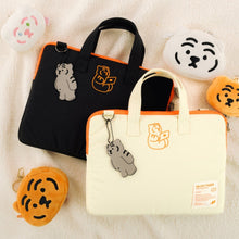 Load image into Gallery viewer, MUZIK TIGER Sitting Tiger Laptop/ Tablet Strap Pouch Black  3Sizes