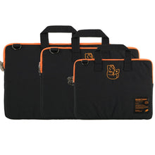 Load image into Gallery viewer, MUZIK TIGER Sitting Tiger Laptop/ Tablet Strap Pouch Black  3Sizes