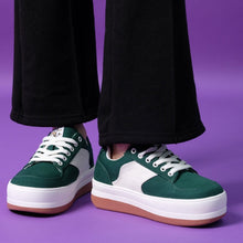 이미지를 갤러리 뷰어에 로드 , POSE GANCH Mummum C.V Green Sneakers
