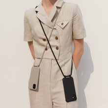 Load image into Gallery viewer, ARNO M2 Oatmeal Cream Phone Case with Rope Strap