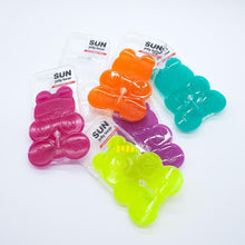 Load image into Gallery viewer, SECOND UNIQUE NAME SUN CASE CLEAR JELLY BEAR PURPLE