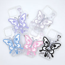 Load image into Gallery viewer, SECOND UNIQUE NAME Clear Patch Butterfly Purple