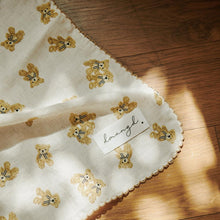 Load image into Gallery viewer, DMANGD BABY SUMMBER BLACKET TWIN BEAR BEIGE
