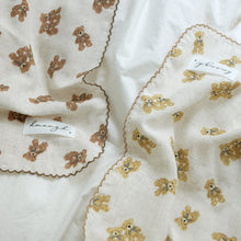 Load image into Gallery viewer, DMANGD BABY SUMMBER BLACKET TWIN BEAR BROWN