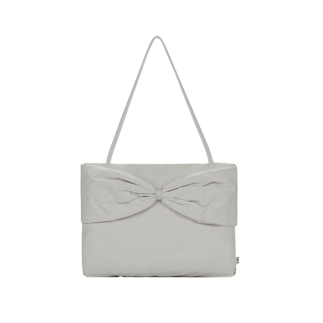 KWANI My Dear Bow Bow Tote Bag Sleek Dove