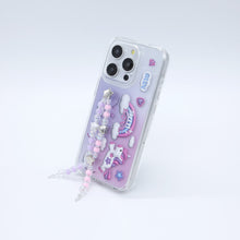 Load image into Gallery viewer, SECOND UNIQUE NAME Unicon Beads Phone Clear Case Pink
