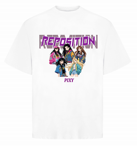 [2023 CAST] RE:POSITION City Pop T-shirt White