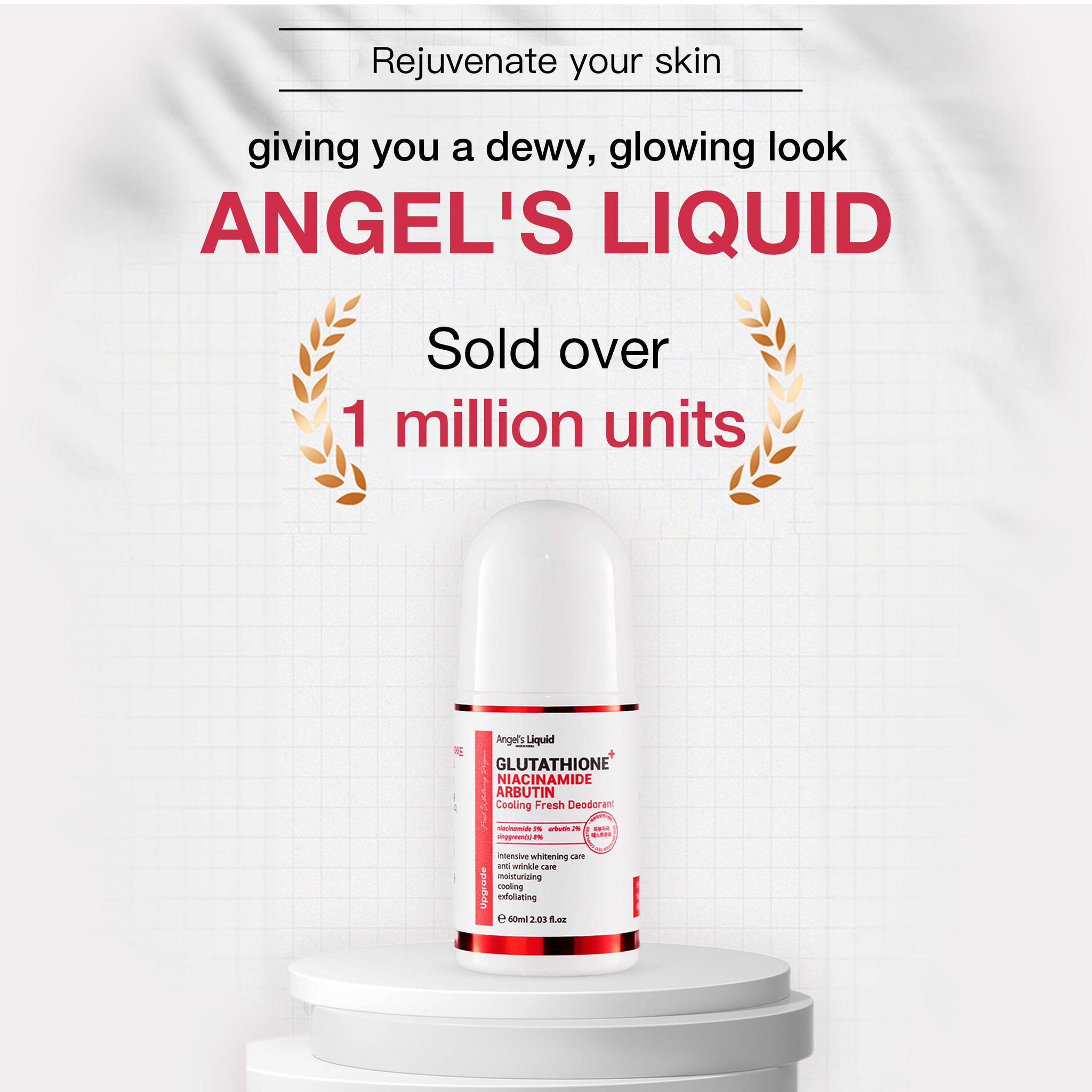 ANGEL'S LIQUID Glutathione Niacinamide Arbutin Cooling Fresh Deodorant – NOTAG GLOBAL