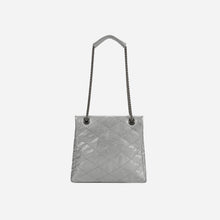 Load image into Gallery viewer, KWANI Lozenge Studded Bag Cool Silver
