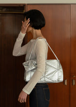 Load image into Gallery viewer, KWANI My Dear Bow Bow Mini Pouch Silver
