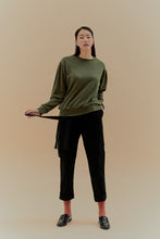 이미지를 갤러리 뷰어에 로드 , [2022 CAST] CCOMAQUE by DOLSILNAI Ribbon Belt Design Pants Black
