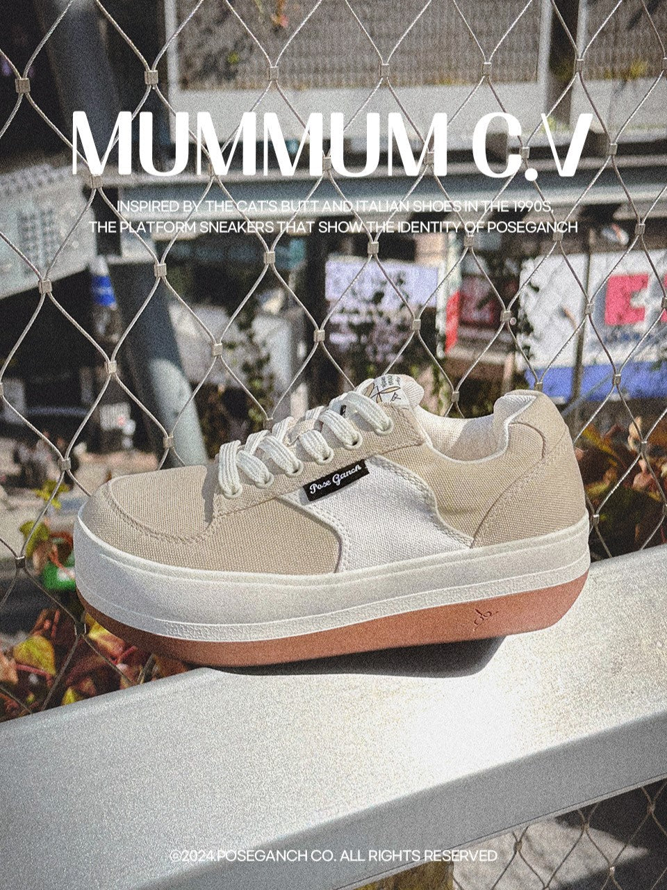 POSE GANCH Mummum C.V Grey Sneakers Version 2 – NOTAG GLOBAL