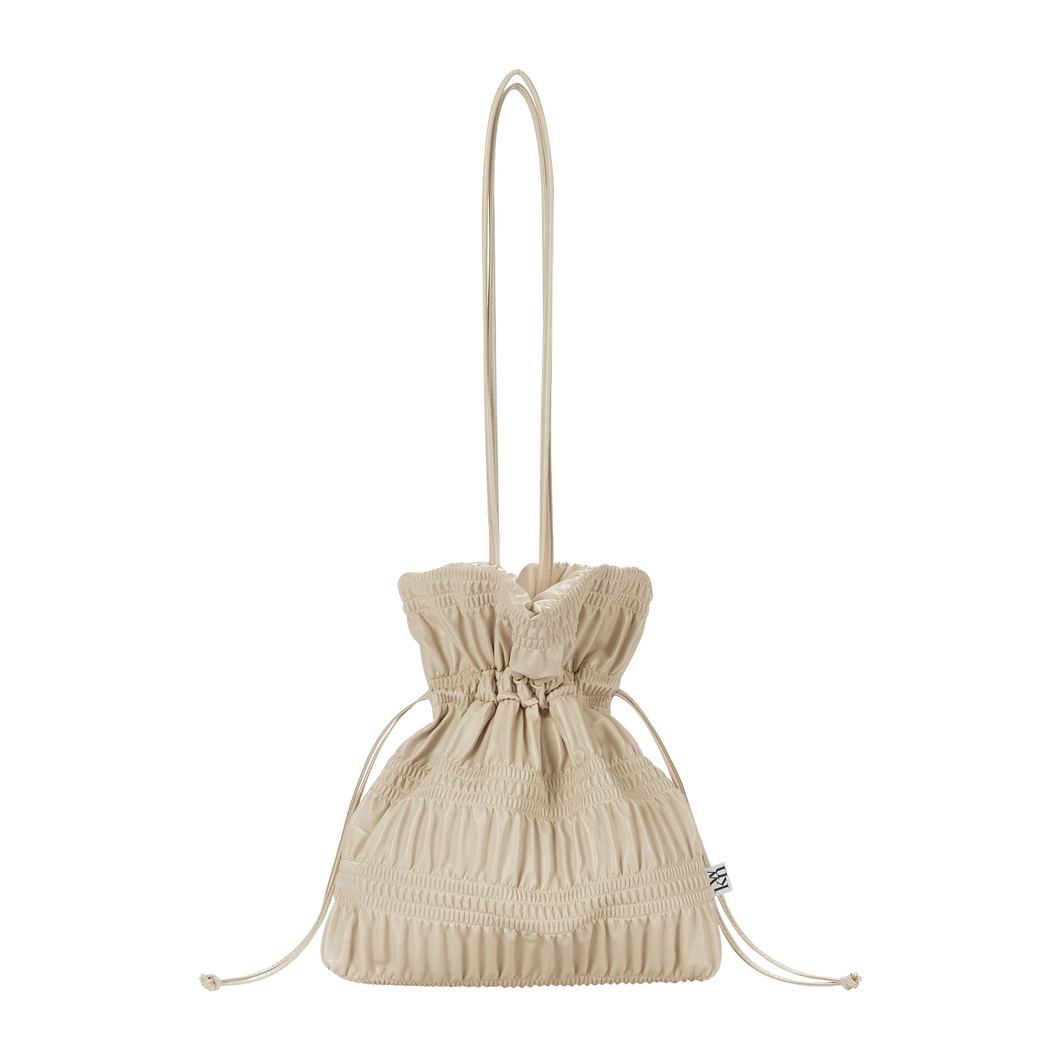 KWANI Crinkle Shoulder Bag Ivory