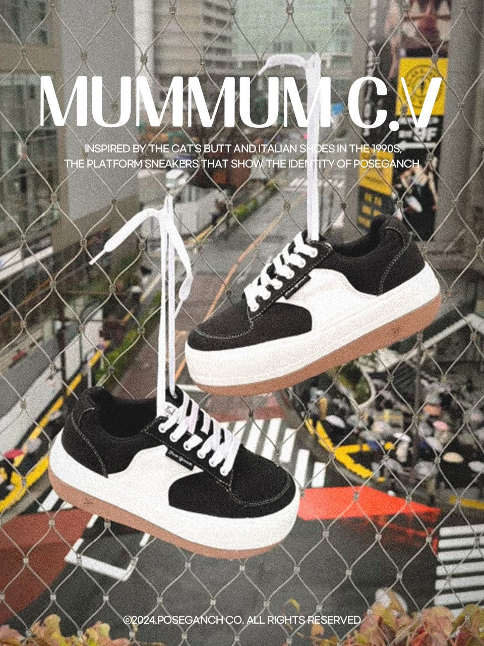 POSE GANCH Mummum C.V Black Sneakers Version 2 – NOTAG GLOBAL