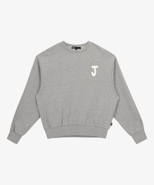 [2023 CAST] CITYBREEZE Call Me Sweat Jenny Sweatshirt_Melange Gray