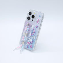 Load image into Gallery viewer, SECOND UNIQUE NAME Unicon Beads Phone Clear Case Blue
