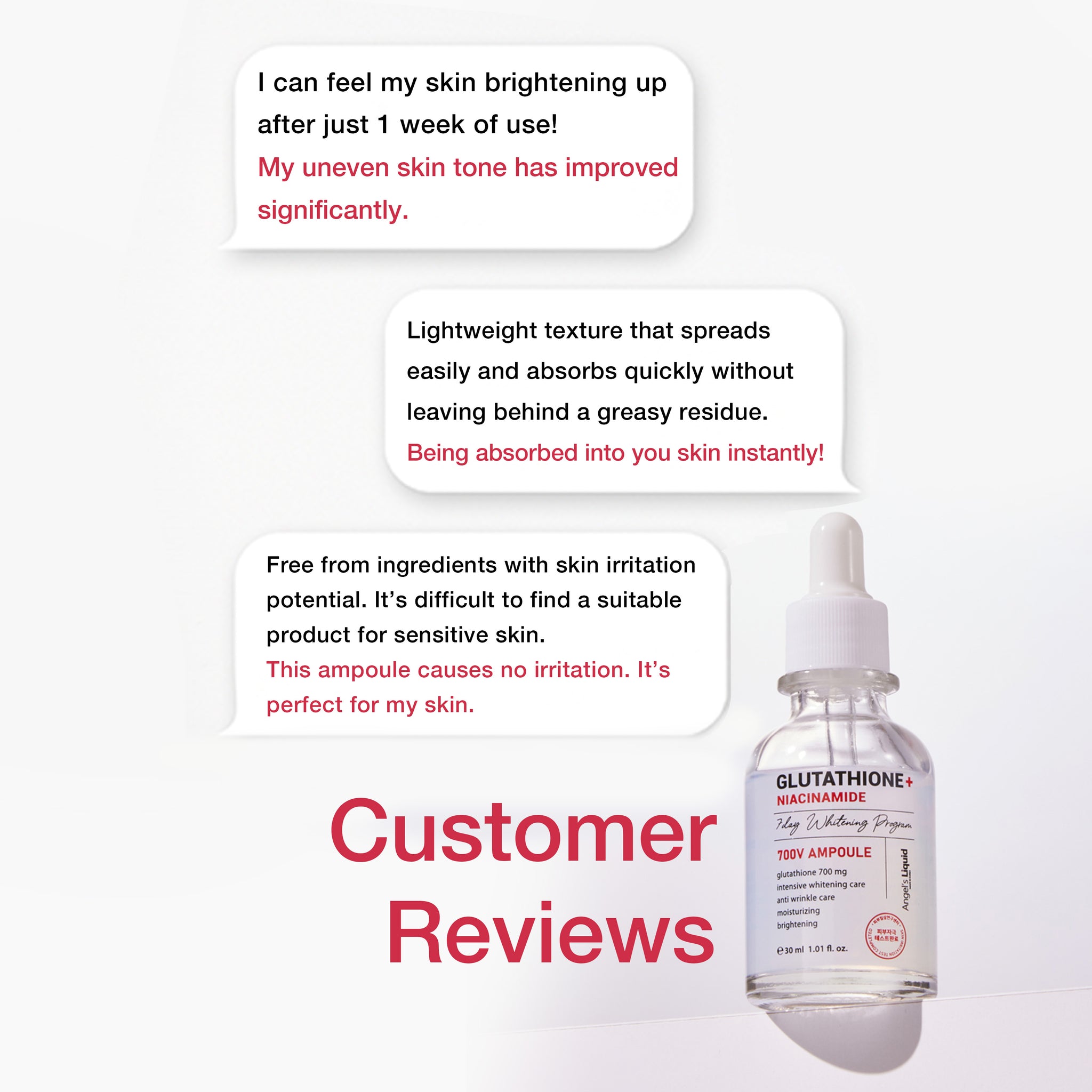 whitening program glutathione ANGEL'S LIQUID 700 V-ample 30g |10000% Authentic Korean Cosmetics minimize pores Nc Thn Dng Trng Da