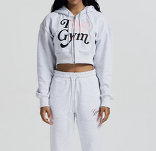 Load image into Gallery viewer, [2024 CAST] (HDEX) Womans Gym Crop Hoodie Zip-up
