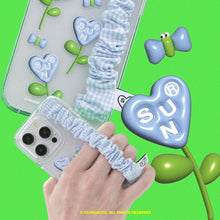 Load image into Gallery viewer, SECOND UNIQUE NAME Check Gobull Band Clear Phone Case Sky
