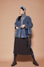 이미지를 갤러리 뷰어에 로드 , [2022 CAST] CCOMAQUE by DOLSILNAI Midi Pleated Skirt Gray

