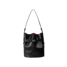 Load image into Gallery viewer, LOEKA Lia Bucket Bag Black
