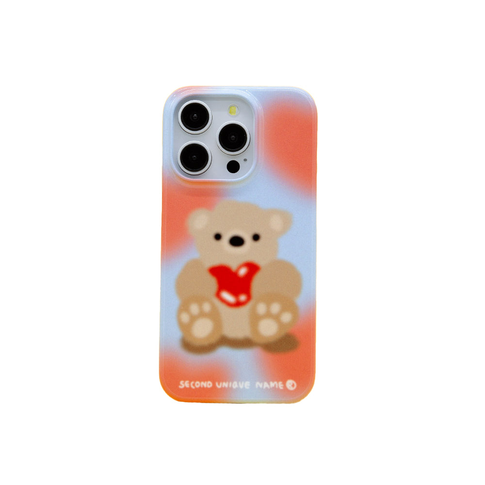 SECOND UNIQUE NAME Love Bear Graphic Phone Case