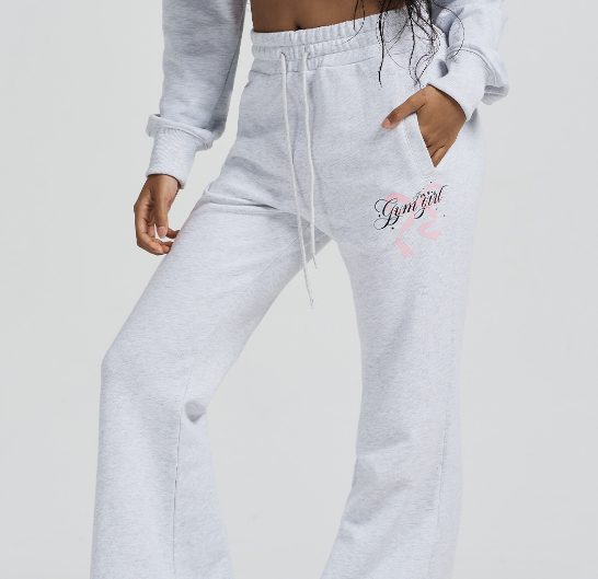 2024 CAST HDEX Womans Light Cotton Gym Bootcut Sweat Pants