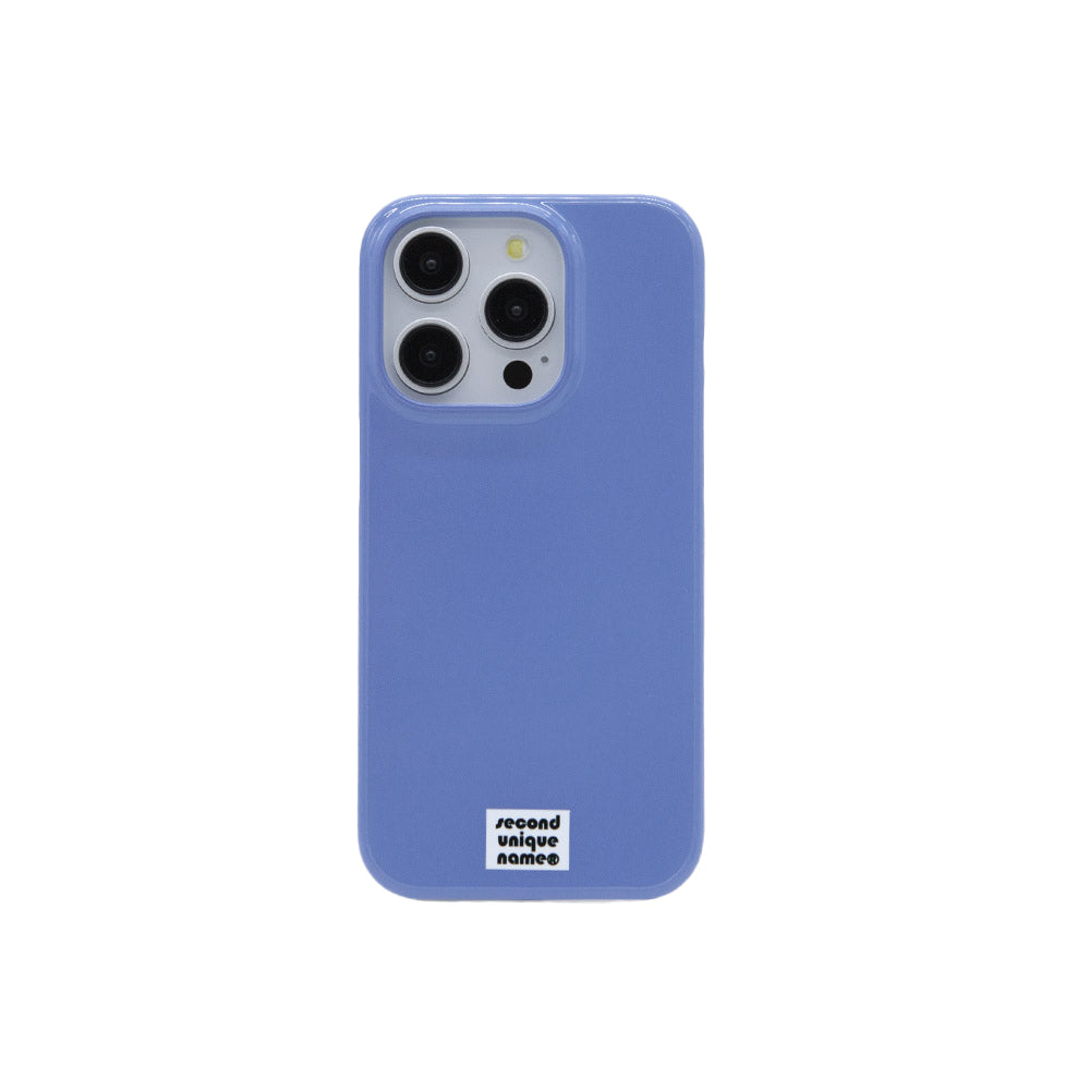 SECOND UNIQUE NAME Graphic Color Phone Case English Blue