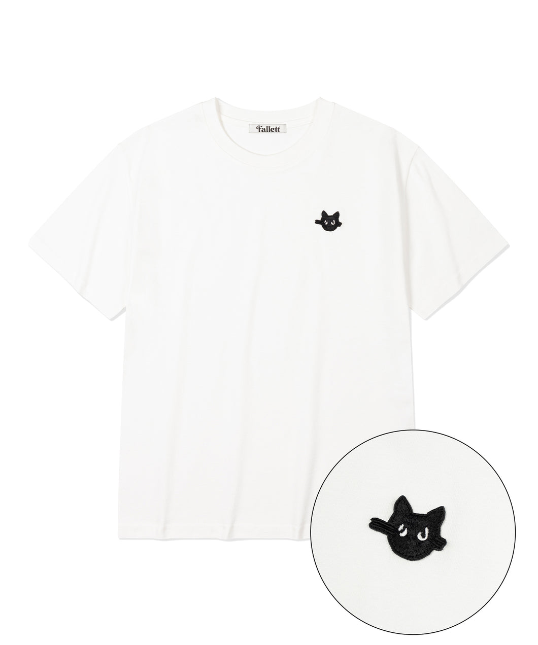 FALLETT Nero Wappen Short Sleeve White