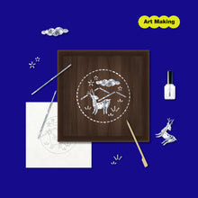 Load image into Gallery viewer, [ARTSOOMBI] Korean Heritage "Najeonchilgi" Tray Inlaid with Mother-Of-Pearl Craft Kit
