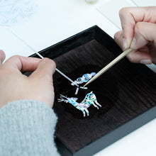 Load image into Gallery viewer, [ARTSOOMBI] Korean Heritage "Najeonchilgi" Tray Inlaid with Mother-Of-Pearl Craft Kit
