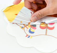 Load image into Gallery viewer, [ARTSOOMBI] MUSEUM IN HAND Korean Heritage "Buchae" Gold-Foiled Hand Fan Craft Kit
