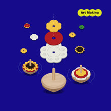 Load image into Gallery viewer, [ARTSOOMBI] MUSEUM IN HAND Korean Heritage &quot;Paengi&quot; Spinning Tops Kit
