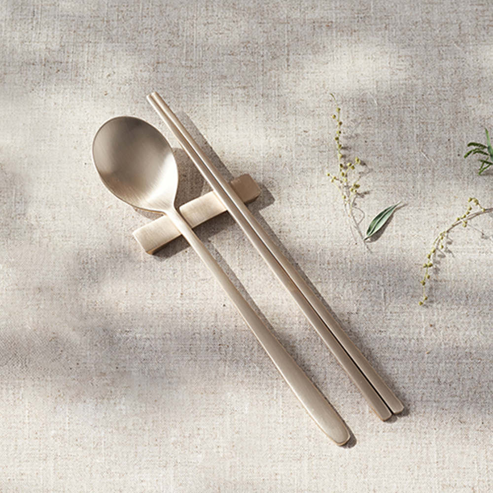 [GEOCHANG YUGI] Yugi Spoon & Chopstick Set (2pcs)