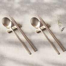 Load image into Gallery viewer, [GEOCHANG YUGI] Yugi Spoon &amp; Chopstick Set (2pcs)
