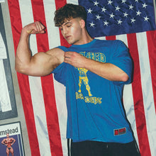 Load image into Gallery viewer, [DF CORPORATION] HDEX Old Champ Giant Fit Short Sleeve Deep Blue

