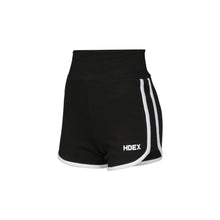 Load image into Gallery viewer, Women's Rounding Color Scheme Line Shorts Black
