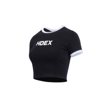 Load image into Gallery viewer, [DF CORPORATION] HDEX Womens Relax Fit Color Scheme Crop Top Black
