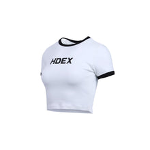 Load image into Gallery viewer, [DF CORPORATION] HDEX Womens Relax Fit Color Scheme Crop Top White
