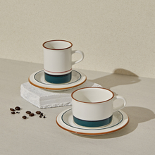 Load image into Gallery viewer, [HUEUM] Line Cup &amp; Saucer Set
