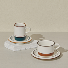 Load image into Gallery viewer, [HUEUM] Line Cup &amp; Saucer Set

