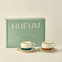 Load image into Gallery viewer, [HUEUM] Line Cup &amp; Saucer Set

