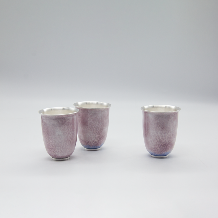 [KCDF] CHEYUL Silver Cloisonne Cup_Violet