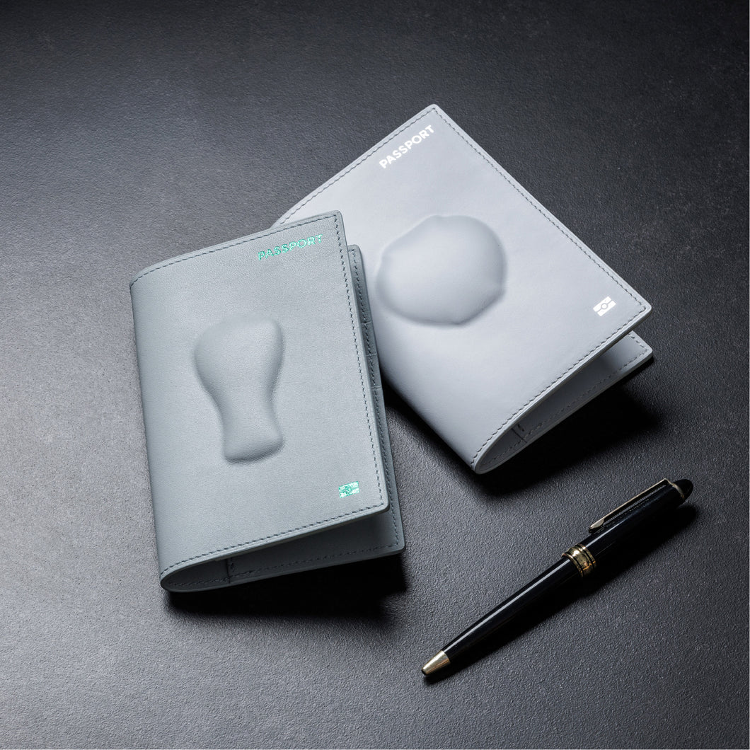 [KORDE] SASO Ceramic Design Leather Passport Case