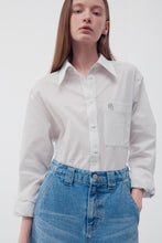 Load image into Gallery viewer, [RE RHEE] Embroidered Stripe Pocket Shirt
