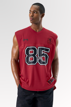 Load image into Gallery viewer, Mesh Football Sleeveless Red
