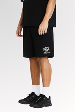 Load image into Gallery viewer, Varsity Comfortable Shorts Black
