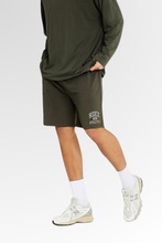 Load image into Gallery viewer, Varsity Comfortable Shorts Khaki
